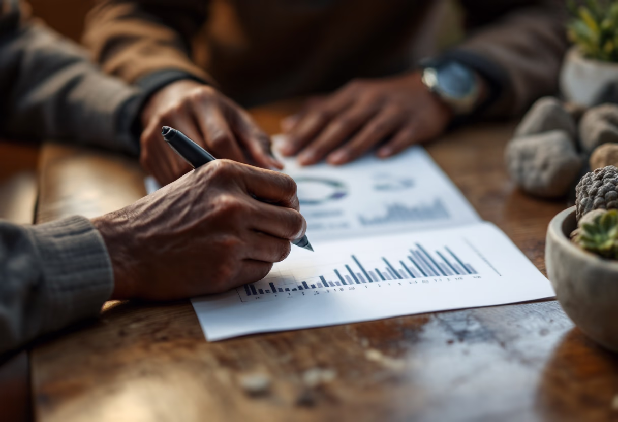 image of financial planning, business meeting